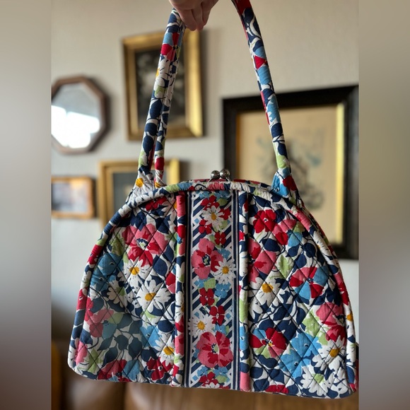 Farm Rio Style VERA BRADLEY SUMMER COTTAGE Eloise shoulder bag - Picture 8 of 8